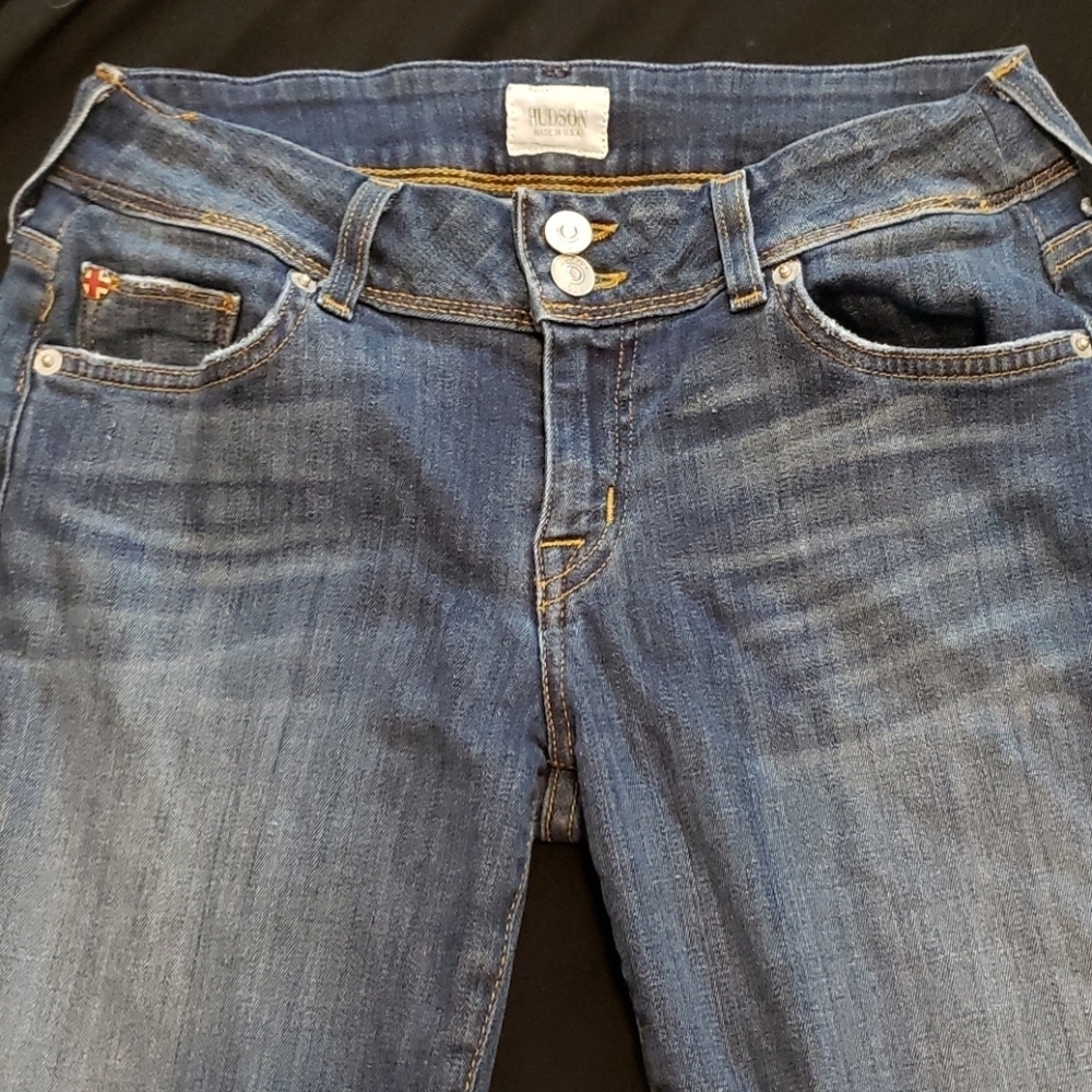 Hudson Jeans, Ginny Crop w/ cuffs, Size 28 - Picture 4 of 8